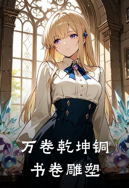 万卷乾坤铜书卷雕塑